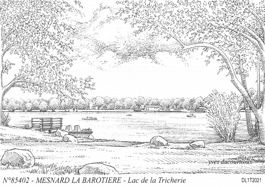 N 85402 - MESNARD LA BAROTIERE - lac de la tricherie
